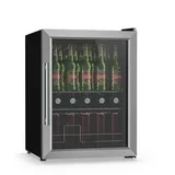 Klarstein Getränkekühlschrank 10047758, 64 cm hoch, 47.4 cm breit schwarz|silberfarben 47.4 cm x 64 cm x 45 cm