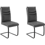 MCA Furniture MCA Gibara Schwingstuhl 2er Set - Grau