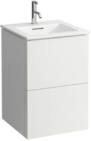 LAUFEN Kartell Waschtisch mit Unterschrank 50 cm H8603316401041 Waschtisch-Set, 50x50x72,6cm, weiß matt