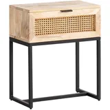 Wohnling Nachttisch WL6.809 ca.50x60x30cm Mangoholz massiv