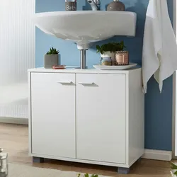 Kadima Design Modern gestalteter Waschbeckenunterschrank, kratzfeste Oberfläche, passt zu handelsüblichen Waschbecken, wasserabweisend. 60x30x55 cm