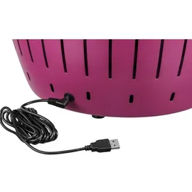 Lotusgrill Holzkohlegrill S pflaumenlila inkl. USB Anschluss