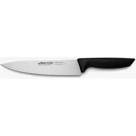 Arcos Kochmesser Professionell - Edelstahlklinge NITRUM 200 mm, Glatte und Langlebige Schneide, Leichter und Robuster Griff, Serie Niza