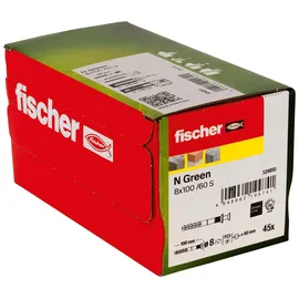Fischer Nageldübel N Green 8 x 100/60 S 45 Stück