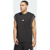adidas Basketball All-World Sleeveless Tanktop Black / Black M