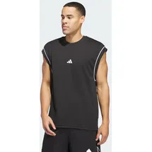 adidas Basketball All-World Sleeveless Tanktop Black / Black M