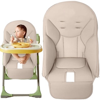 Hochstuhl-Kissenbezug – PU-Leder-Kinder-Esszimmerstuhl-Bezug | Sitzbezug für Baby-Esszimmerstühle mit Polsterung für Peg Perego, Kosmic Jané, Baoneo, Siesta Zero3