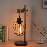 ZMH Retro Tischlampe Schwarz