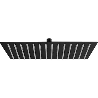 Aloni Kopfbrause Quadrat Schwarz matt 40 x 40 cm