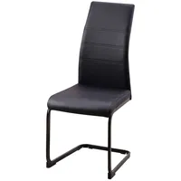 Hti-Living Schwingstuhl SallyP PU Schwarz