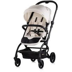 Chipolino Kinderwagen Revolut, Sitz 360 Grad drehbar, verstellbar, EVA-Reifen creme