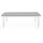 BIZZOTTO Gartencouchtisch Florencia rechteckig 120 x 36 cm Weiß/Grau