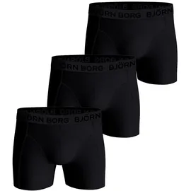 Björn Borg Boxershorts Cotton Stretch 3 Einheiten Schwarz / Mehrfarbig XL