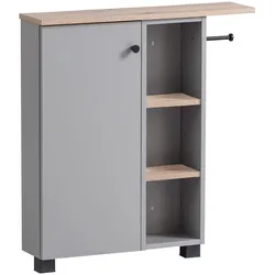 Tchibo - Badschrank »Balto« - 70,5x17x77cm - schwarz - Papier / Metall / Kunststoff