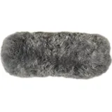 Kuhfelle Online & Nomad Lammfell Bolster Nackenrolle 50 x 20 cm Ø aus echtem Island Lammfell in Weiß, Schwarz, Braun & Grau (Grau)