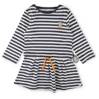 Sigikid Kleid Magic Owl in Dunkelblau/Weiß gestreift | Gr.: