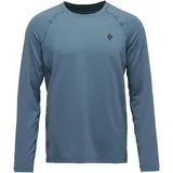 Black Diamond Alpenglow Ls Crew Herren Blau L