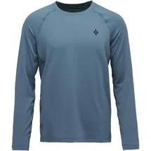 Black Diamond Alpenglow Ls Crew Herren Blau L