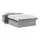 vidaXL Bettgestell 90 x 200 cm Grau