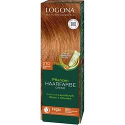 LOGONA Haarfarbe »Logona Pflanzen-Haarfarbe Creme« rot