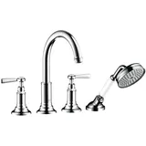 Hansgrohe Axor Montreux 4-L-Fliese-Ar, m Hebelgr., brush. ni.