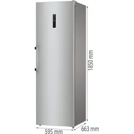 Gorenje R619DAXL6 Kühlschrank (398 l, 1850 mm hoch, Grau)