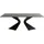 Kare Gloria 100 x 75 x 200 cm grau/schwarz