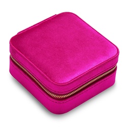 Glanzstücke München Reisetäschchen Samt rosa Pink Damen 