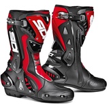 Sidi ST Motorradstiefel, schwarz-rot, Größe: 44