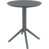 CLP Sky Gartentisch Ø 60 x 74 cm Dunkelgrau