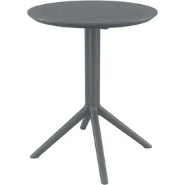 CLP Sky Gartentisch Ø 60 x 74 cm Dunkelgrau