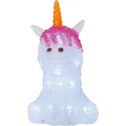 1St. STAR TRADING 587-06 587-06 Acrylfigur Crystaline Einhorn ws.