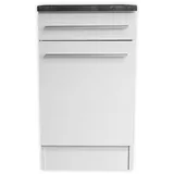 BASIC by Balculina Unterschrank Jazz 50 x 90 x 60 cm Weiß