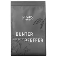 Fuchs Gewürze - Bunter Pfeffer geschrotet | 4-Pfeffer-Mix | 36 g im Beutel