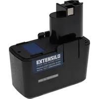 EXTENSILO Akku kompatibel mit Bosch psr 12VES Elektrowerkzeug (3300