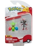 Jazwares Pokemon Battle Figure Pack Minifiguren 2er-Pack Gladiantri, Roselia 5 cm