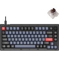 Keychron Key V1 75% Frosted Black RGB Key Brown