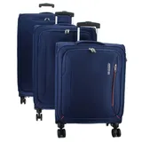 American Tourister Hyperspeed 4-Rollen Kofferset 3tlg. combat navy