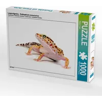 Calvendo Leopardgecko - Eublepharis macularius 1000 Teile Lege-Größe 64