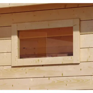 Karibu Fenster 38 mm x 440 mm x 850 mm Aktion Naturbelassen
