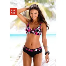 LASCANA Bügel-Bikini Damen schwarz-bedruckt Gr.36 Cup B