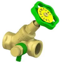 Schlösser Schrägsitzventil 0014101500001 DN 15, Rp 1/2, mit Entleerung, steigende Spindel