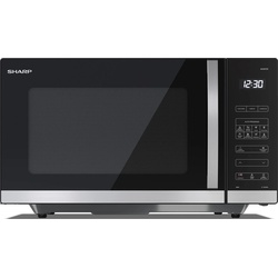 Sharp Mikrowelle Solo QS302AE sw, Mikrowelle, Schwarz