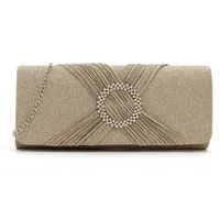TAMARIS Amalia Brooch Clutch Gold