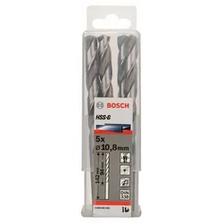 Metallbohrer HSS-G, DIN 338, 10,8 x 94 x 142 mm, 5er-Pack