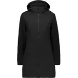 CMP Damen Funktionsjacke Kapuzen Softshellmantel nero, 40