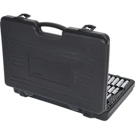 KS Tools CHROMEplus Steckschlüssel-Satz 1/4 Zoll + 3/8 Zoll + 1/2 Zoll 124-tlg.