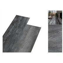 vidaXL PVC-Fliesen 4,46 m2 3 mm Selbstklebend Glänzend Grau