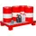 Bauer Auffangwanne Stahl 131 x 80 cm rot unterfahrbar