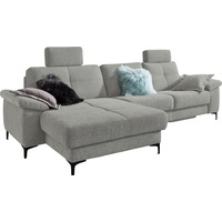 Candy 3C CARINA Ecksofa Burnaby L-Form«, grau